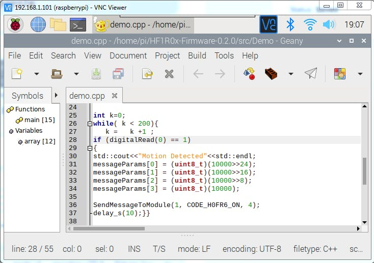 Send Message To Relay Module